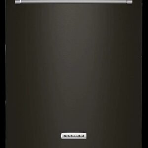 KitchenAid – Top Control Built-In Dishwasher with Stainless Steel Tub, FreeFlex Third Rack, 44dBA – Black stainless steel